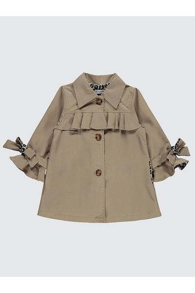 Pierre Cardin سترة بيج للفتيات بعمر 2-5 سنوات