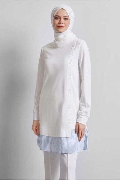 Alvina Garnish Tracksuit Tunic 45464
