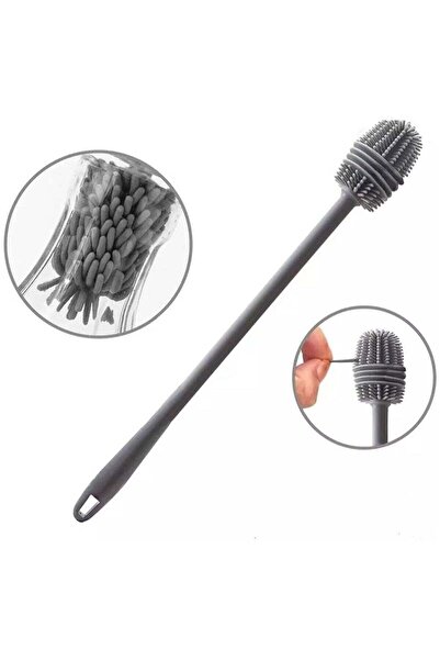 Generic فرشاة سيليكون لتنظيف زجاجات الحليب