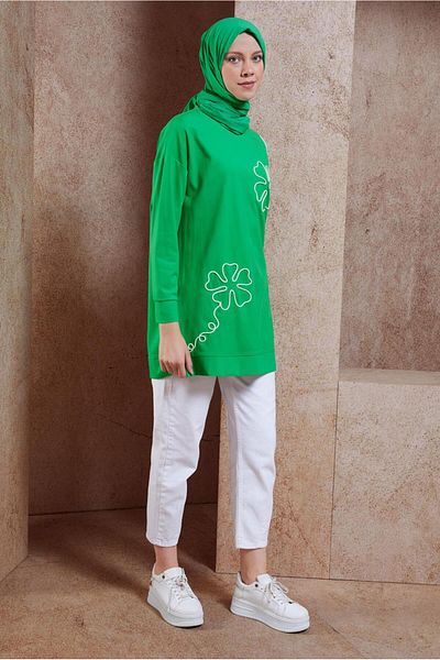 Alvina Tracksuit Tunic 44624 - Embroidery Detailed