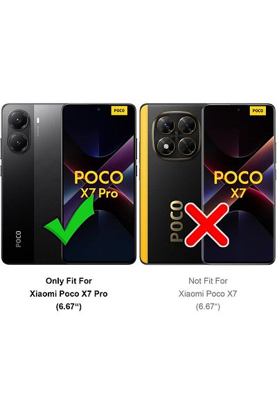 Fibaks Poco X7 Pro Case Camera Protected Transparent Ultra Thin Flexible Colorless Silicone Cover