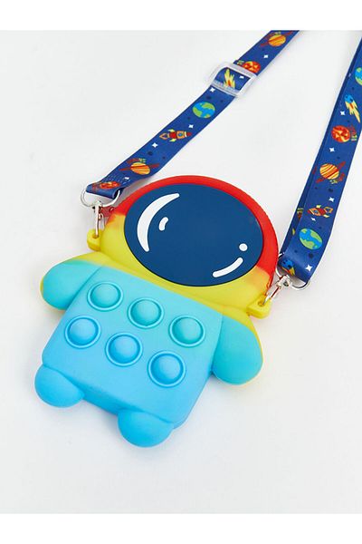 LC Waikiki New Season Boy's Pop It Bag with Astronaut Figure - S5H828Z4