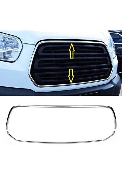 MYTUNİNG Ford Transit 2014-2019 Arası Krom Ön Panjur Çerçevesi 2 Parça P.çelik