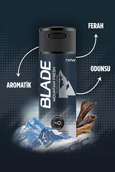 Blade Erkek Deodorant Karma Set 4x150 Ml Leke Bırakmaz