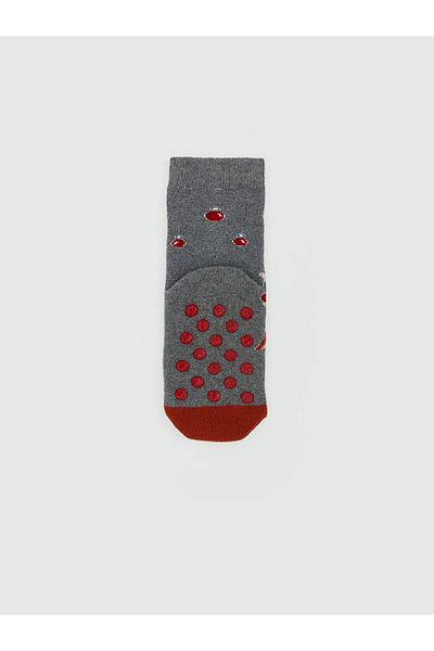LC Waikiki Lcw Eco Red New Year Themed Girls' Socks