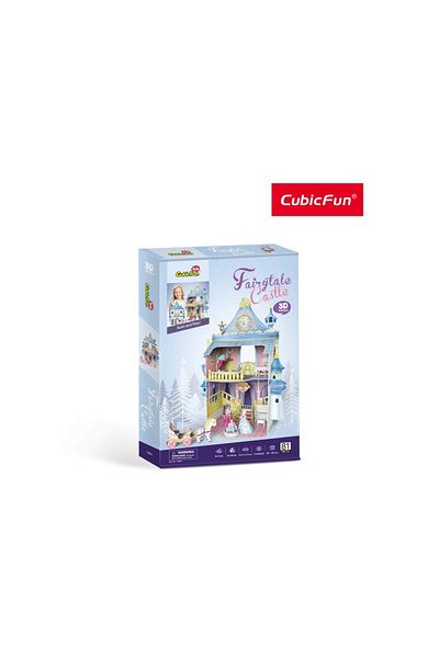 Cubic Fun Cubicfun Cub/p809h 81 Parcă Puzzle Castelul din poveste, Birden Fazla Renk