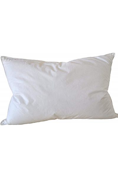 Comfy Standard Cotton Pillow - White