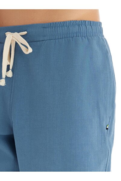 Blackspade Ανδρικό λινό μπλε σορτς Premium C9T3N7O04