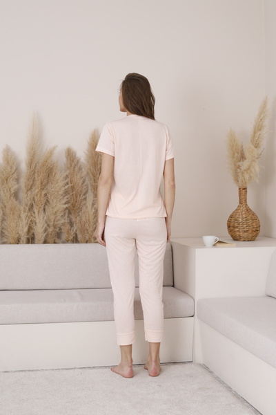 FAMES PİJAMA ΚΟΝΤΟΜΑΝΙΚΕΣ ΓΥΝΑΙΚΕΣ ΚΑΝΟΝΙΚΕΣ ΣΕΤ 100% ΒΑΜΒΑΚΙ 100% ΒΑΜΒΑΚΙ ΚΟΝΤΟΜΑΝΙΚΕΣ