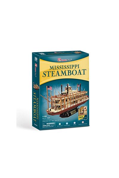 Cubic Fun Cubic Fun - Puzzle 3D Nava Mississippi Steamboat Usa 142 Piese