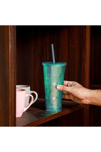 ROYALFORD Quencher 700ml Modern Tumbler with Straw RF12154 Assorted Colors