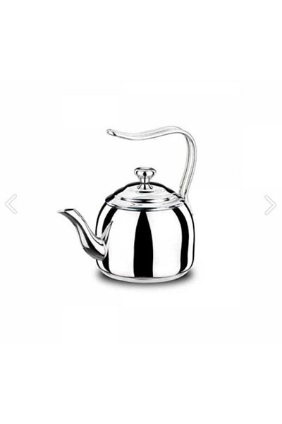 KORKMAZ White Steel Droppa A053 2Lt Teapot