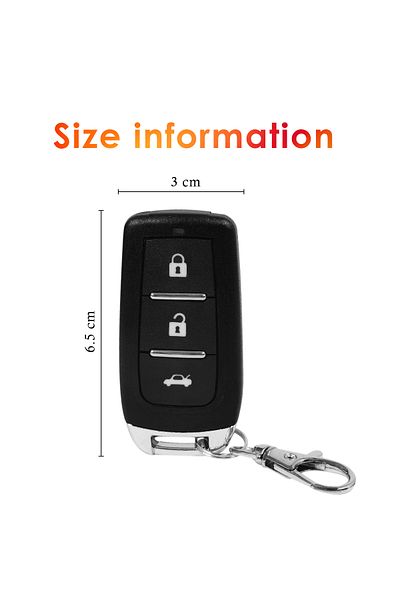 3XR Car Keyless Entry System – Lock/Unlock, Trunk Release, Window Close, Universal, Light Flash, Find