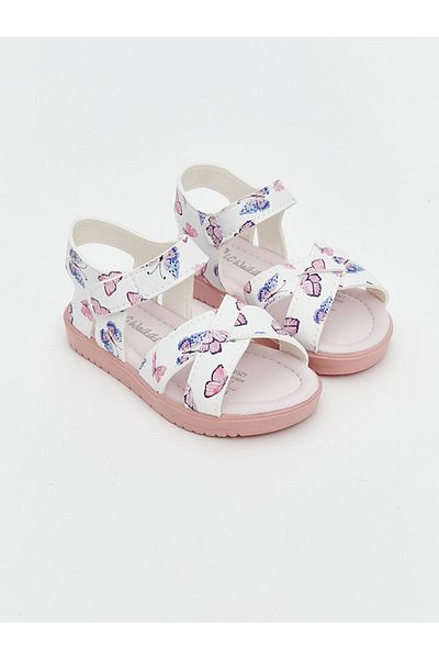 LC Waikiki New Season Leather Look Baby Girl Sandals - S5Je03Z1