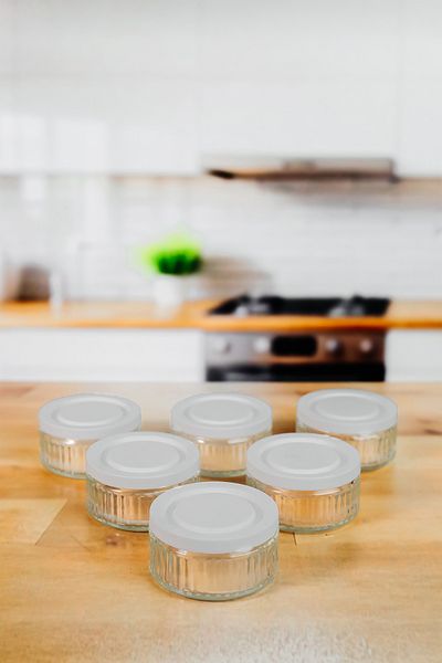 ZURİ DESİGN Air Tight Glass Breakfast Set 140 Cc - Leak Proof Storage Container