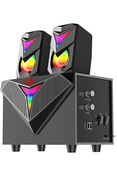 REDRAGON مكبرات صوت الألعاب الفرعية GS700 Toccata RGB 2.1