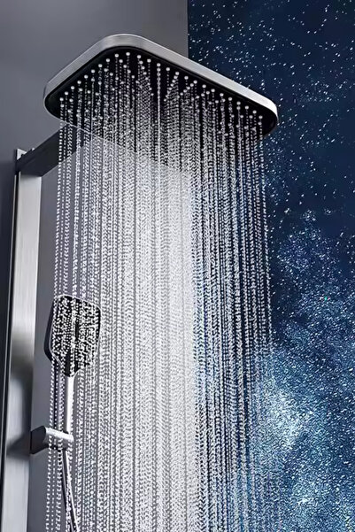 OXYAQUA Comfort Akıllı Robot Duş seti - Piyano Dijital Led Göstergeli Termostatik Tepe Duş Seti