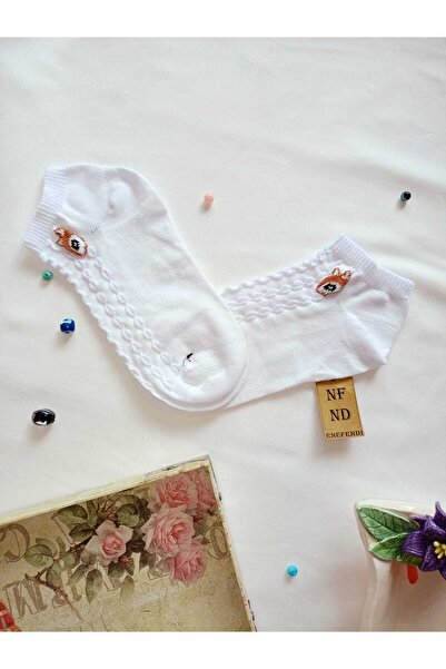 ENEFENDİ Без нос, без шевове, памучни, с къси маншети, дамски чорапи с шарки,...