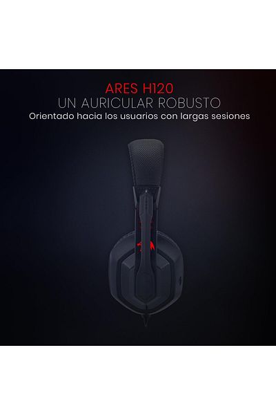 REDRAGON سماعة الألعاب السلكية Redragon Ares H120 مع ميكروفون (خاصية تقليل الضوضاء)