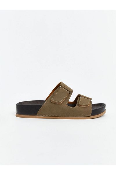 LC Waikiki Suede Look Men's Slippers