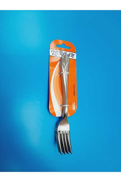 Tercan çelik Tulip Dinner Fork 6 Pieces Quality Long Lasting Dinner Fork