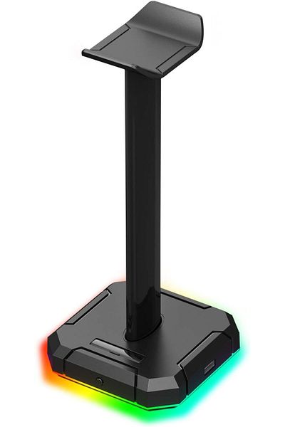 REDRAGON حامل سماعة الرأس Redragon HA300 Scepter Pro RGB مع منافذ USB