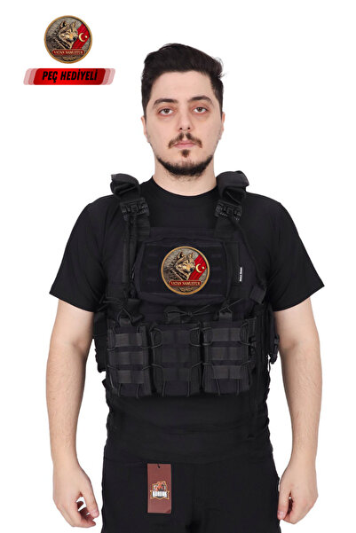 KORDAK Askeri Taktik Hücum Yeleği - Hızlı Giyilebilir Airsoft Vest