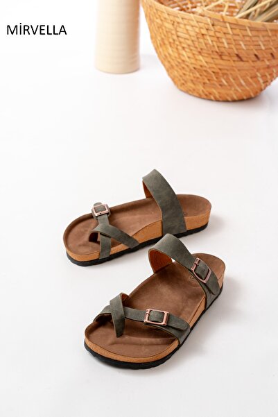 mirvella Women's Orthopedic Sole Flip Flops & House Slippers Daily Buckle Slippers