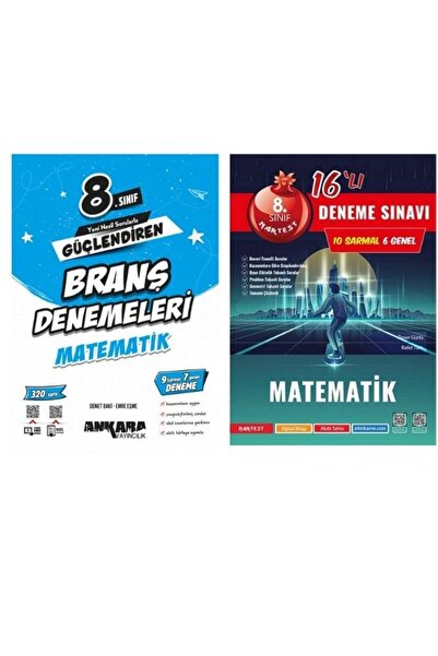 Nartest Yayınları Nartest ve Ankara 8.Sınıf Güçlendiren Matematik Branş Denem...