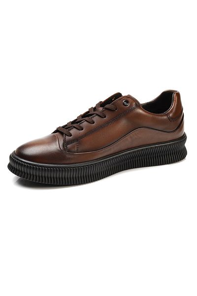Greyder Ανδρικά παπούτσια sneaker από γνήσιο δέρμα Tan 3K1TA00280