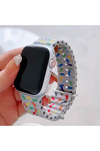 PSGT Apple Watch Uyumlu 38/40/41mm Seri 1/2/3/4/5/6/se/7/8/9 Ve 42mm Seri 10 Kordon Loop Ocean