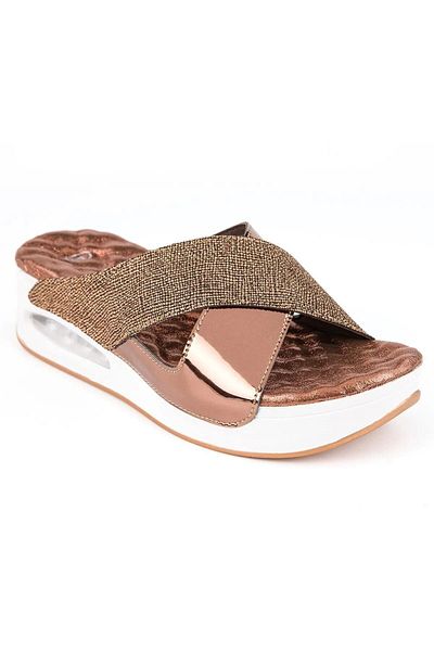 Muya A 2394025   Papuci de zi cu zi bronz pentru femei