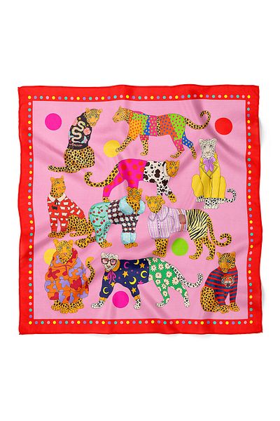 nehir eşarp Tiger Pattern Bandana Scarf 50 X 50 cm