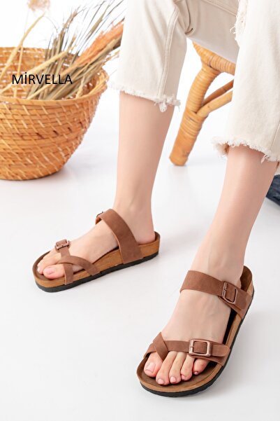 mirvella Γυναικεία Ορθοπεδική Σόλα Σαγιονάρες & Παντόφλες Σπίτι Καθημερινές Παντόφλες Πόρπης