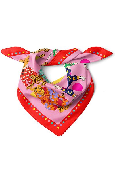 nehir eşarp Tiger Pattern Bandana Scarf 50 X 50 cm