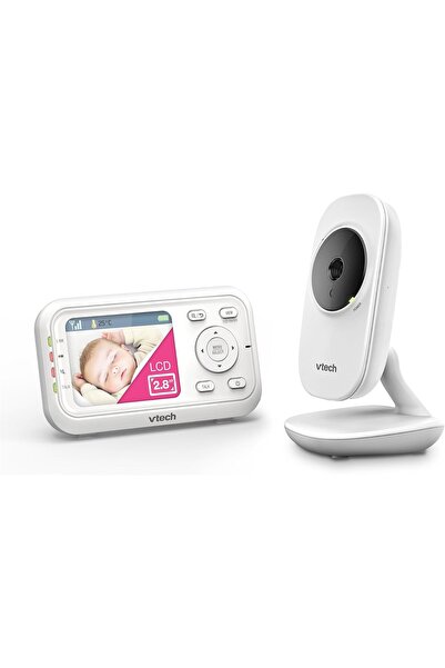 VTech Baby Baby Monitor VM3255, Hareketli Kamera, 2.8" LCD Ekran, Dijital Zoo...