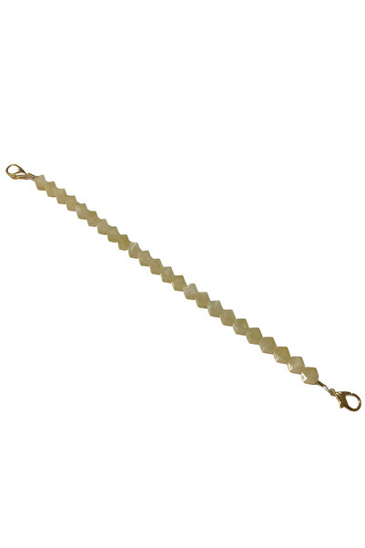 EleganTShoP Λαβή τσάντας με ακρυλικές χάντρες 41,5 εκ. KS16