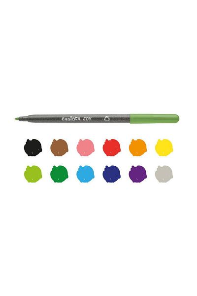ileri grup Carioca Eco Family Washable Felt Tip Pen 12 Pack