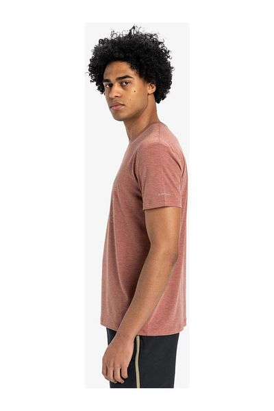Quiksilver Quicksilver Coastal Run Ss Men's Henna Heather T-Shirt Eqykt04372-Cqnh