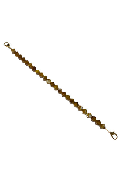 EleganTShoP Mâner de geantă cu mărgele acrilice 41,5 cm KS16