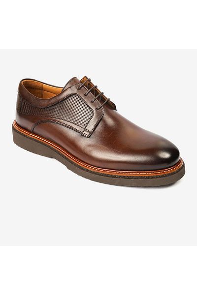 Greyder Men's Brown Genuine Leather Classic Shoes 4K1Ua64634