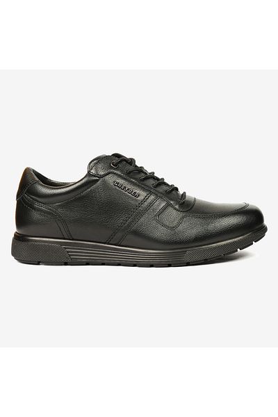 Greyder Men's Black Genuine Leather Comfort Shoes 4K1Fa10201