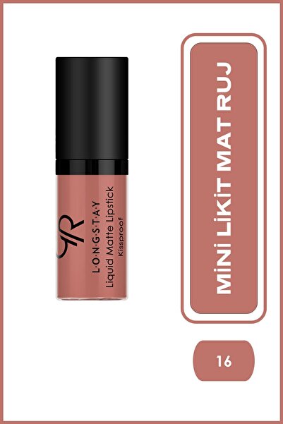 Golden Rose Longstay Matte Mini 16 Uzun Süre Kalıcı Likit Mat Ruj 3 ml