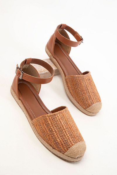 SOHO Tan Wicker Women's Sandals 20453