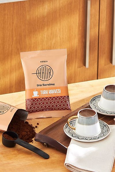 Karaca 100 g Medium Roasted Turkish Coffee with Plenty of Foam