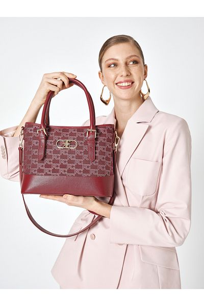 Pierre Cardin Geantă de umăr de damă roșu Claret 05po25y1991