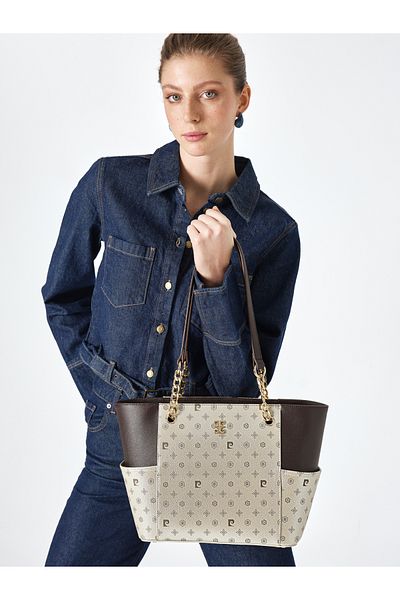 Pierre Cardin Geantă de umăr pentru femei New Gold Monogram 05PO25Y1890