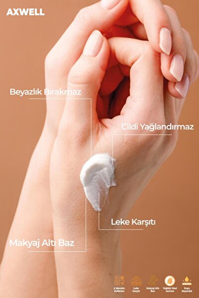 AXWELL 50 SPF+ 2 Li Fırsat Seti Leke Karşıtı Nemlendirici Yüksek Koruma Güneş Kremi
