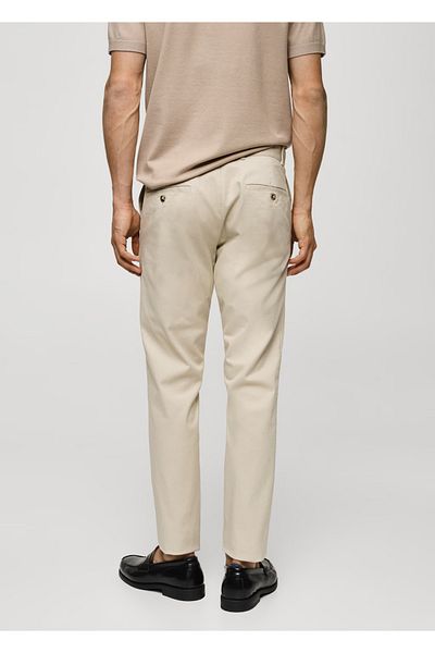MANGO Man Slim fit serge chino trousers