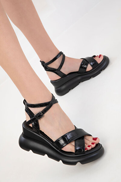 SOHO Черни дамски сандали Krako 20458